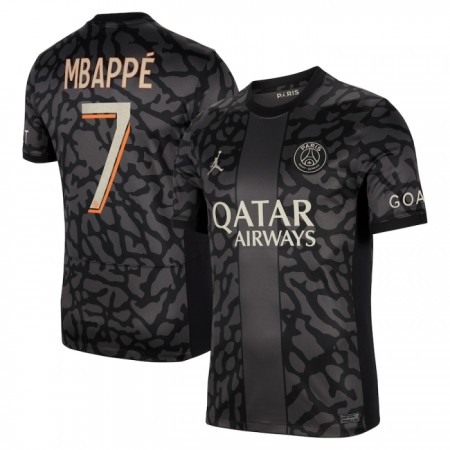 Fotbalové dres Paris Saint-Germain Mbappé 7 Alternativní 2023-24 Krátký Rukáv